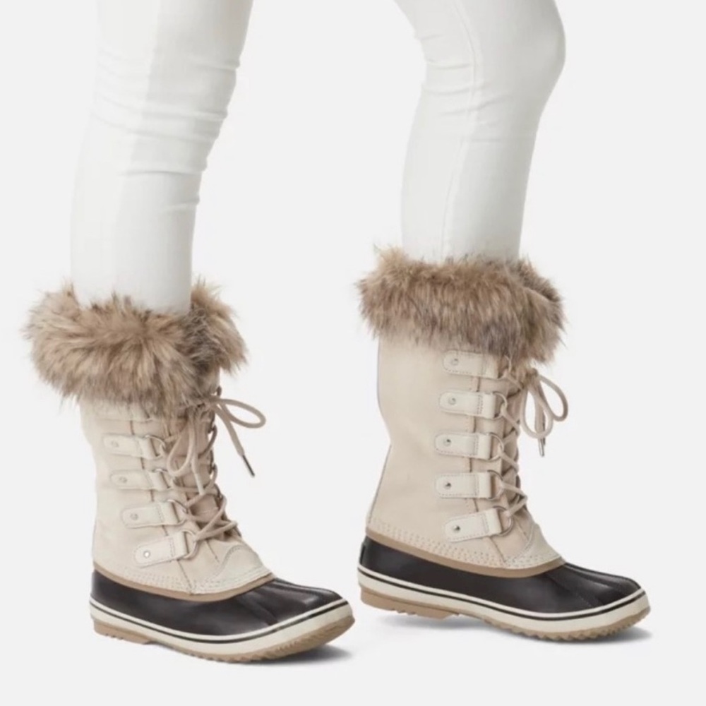 NIB Sorel Women's Winter Boots in Cream and Brown